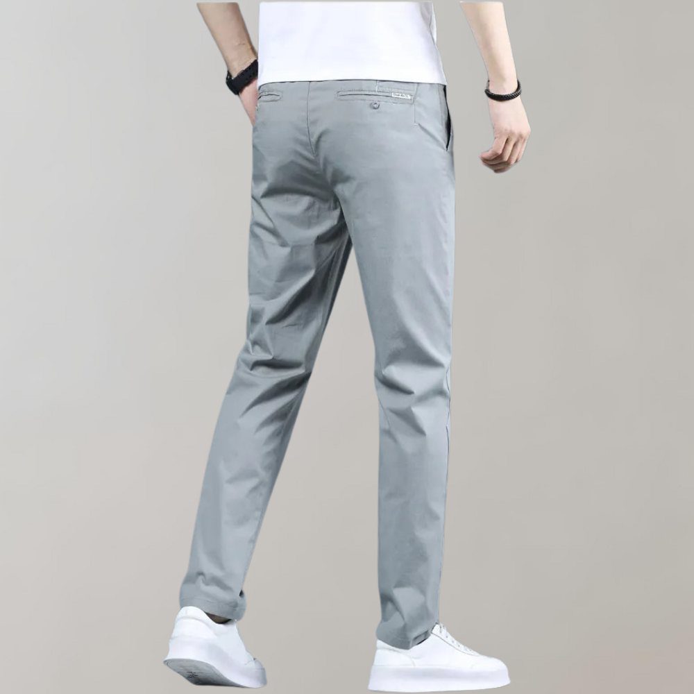 Villum - Chino-Hose mit Stretch und bequemer Taille