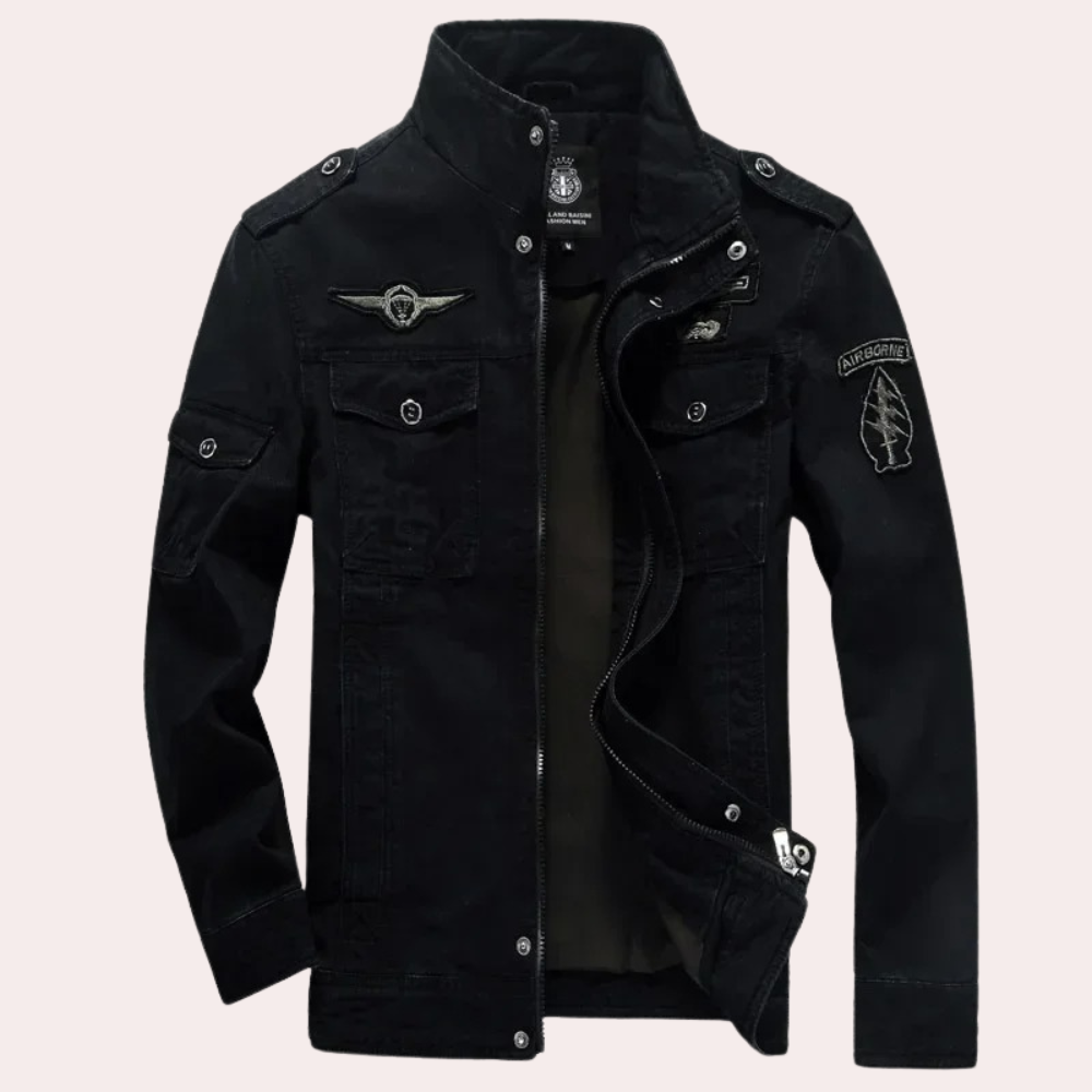Dominico - Stylischer Casual Windbreaker mit Stehkragen