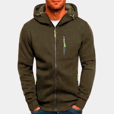 JACKS - Stylischer Herren-Kapuzenpullover mit Reißverschluss und Kapuze