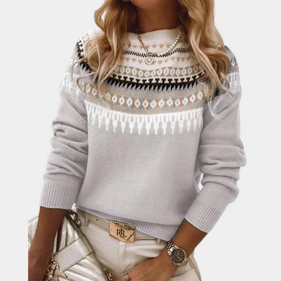 Melanie - Eleganter Boho-Pullover für Damen für einen raffinierten Look
