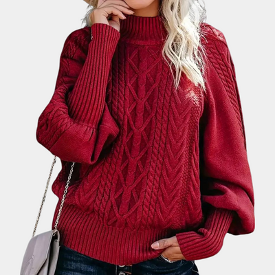 Lena - Eleganter Damenstrickpullover für einen trendigen Look