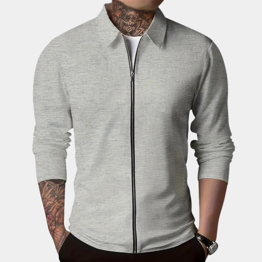 Stylische Herren Freizeitjacke mit Reißverschluss für jede Gelegenheit