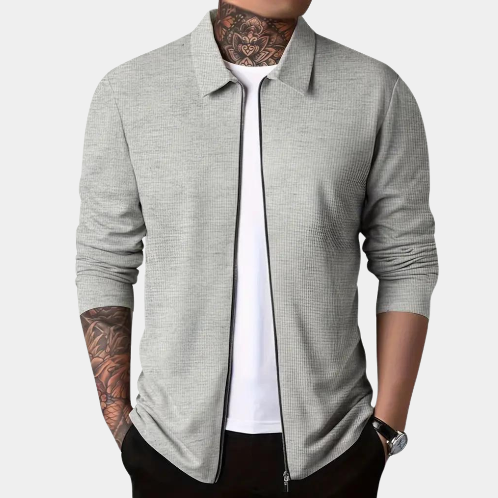 Stylische Herren Freizeitjacke mit Reißverschluss für jede Gelegenheit