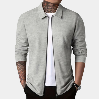 Stylische Herren Freizeitjacke mit Reißverschluss für jede Gelegenheit