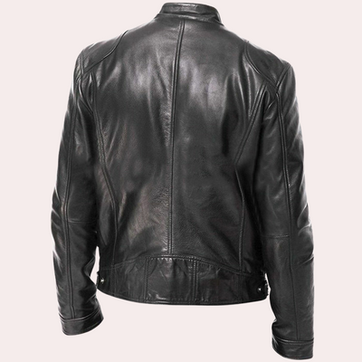 Stilvolle Luxus-Motorradjacke für Männer