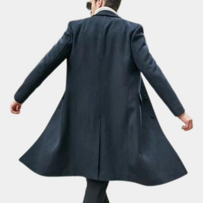 Stilvoller langer Herrenmantel für elegantes Auftreten
