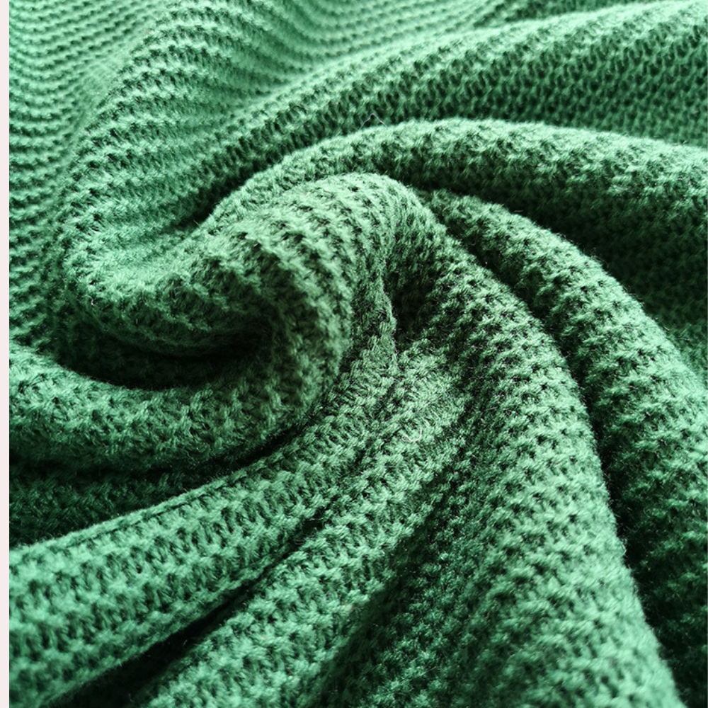 Layne - Eleganter, luxuriöser Rollkragenpullover aus Strick für Frauen