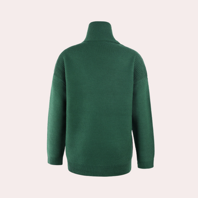 Layne - Eleganter, luxuriöser Rollkragenpullover aus Strick für Frauen