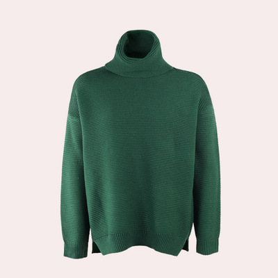 Layne - Eleganter, luxuriöser Rollkragenpullover aus Strick für Frauen