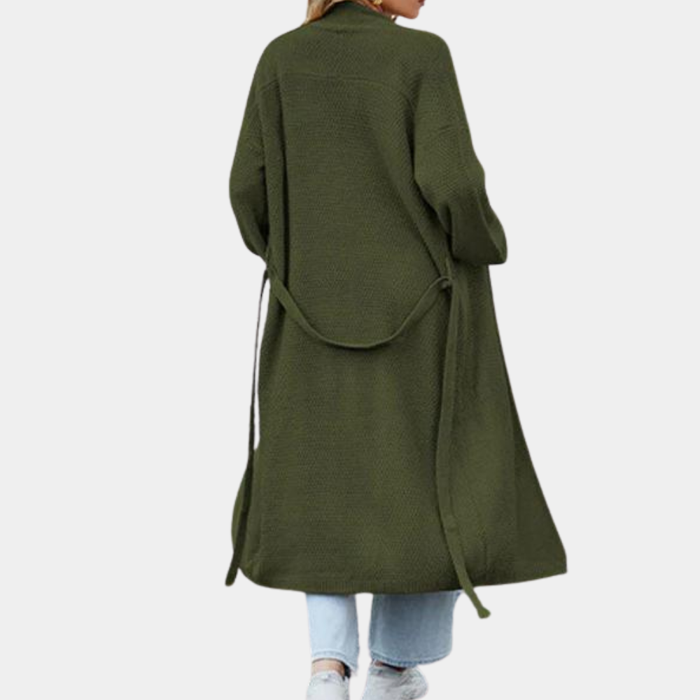 Minka - Eleganter und zeitloser langer Damenmantel