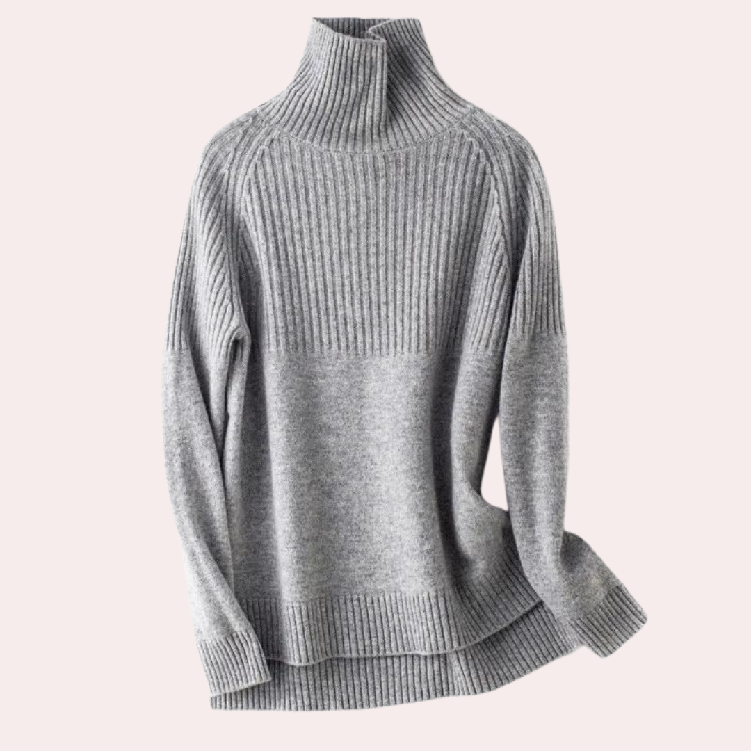 Eleganter Luxus-Rollkragenpullover für Frauen