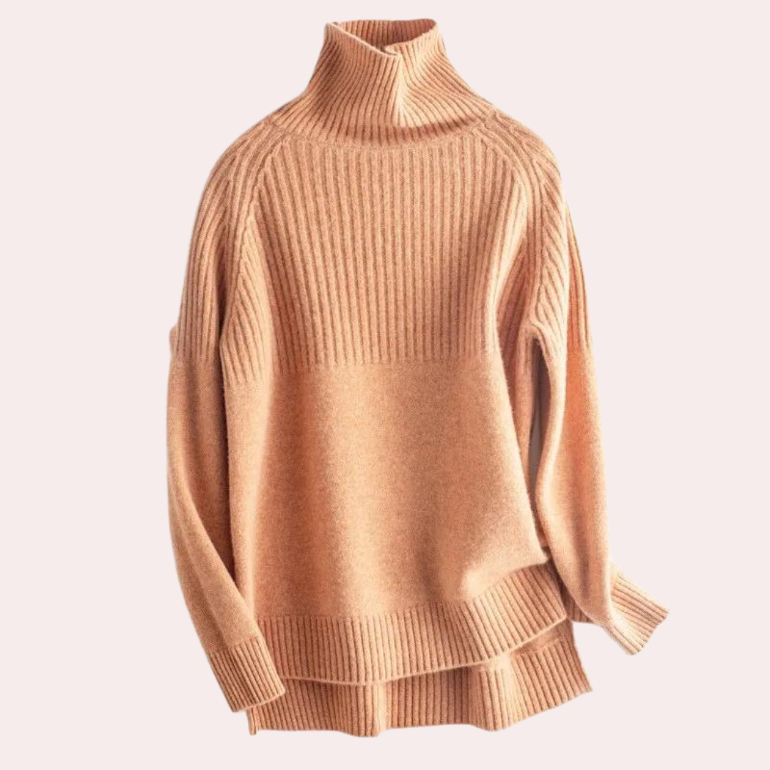 Eleganter Luxus-Rollkragenpullover für Frauen