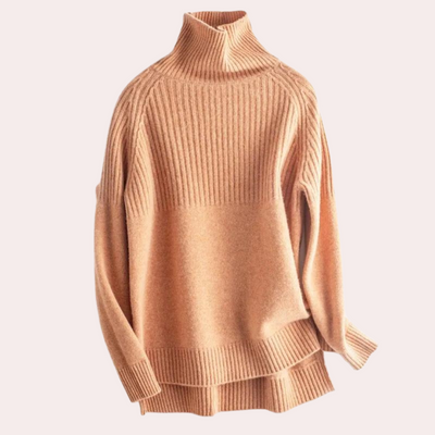 Eleganter Luxus-Rollkragenpullover für Frauen