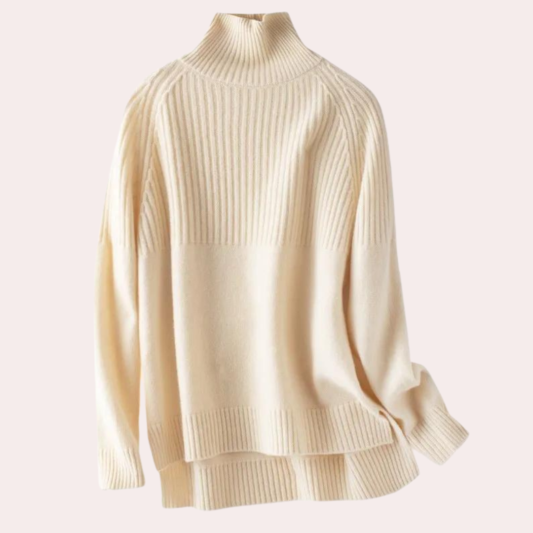 Eleganter Luxus-Rollkragenpullover für Frauen