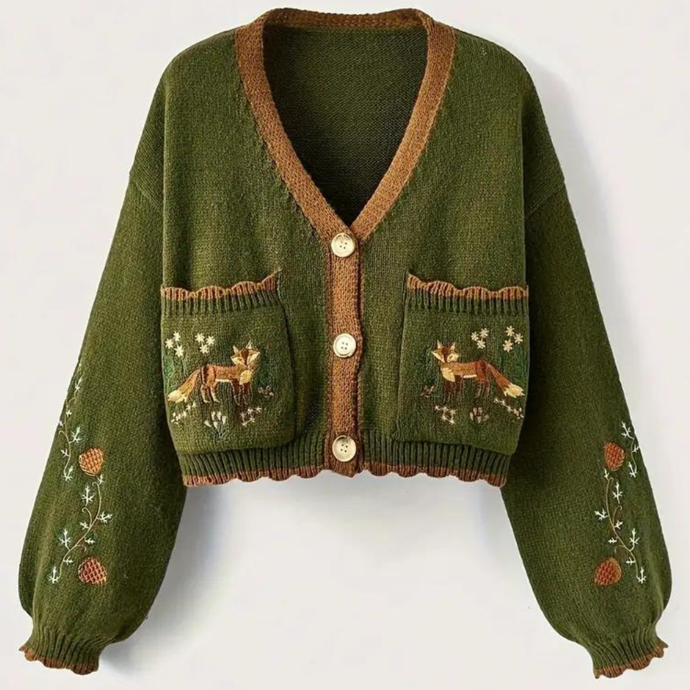 Letizia - Luxuriöse langärmelige Damenstrickjacke für höchsten Komfort