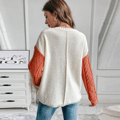 Lorna - Stylischer Strickpullover für Damen mit eleganten Drop-Shoulder-Details