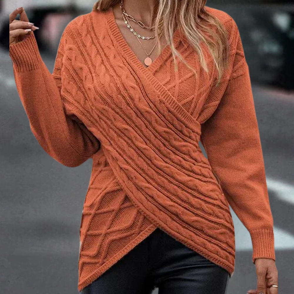 Eleganter Lydia Crossbody Pullover für Damen - Stylisch und bequem!