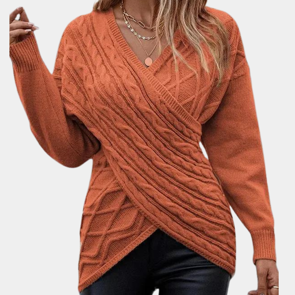 Eleganter Lydia Crossbody Pullover für Damen - Stylisch und bequem!