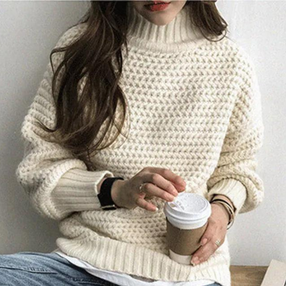 Melina - Eleganter Damenpullover aus hochwertigem Strick