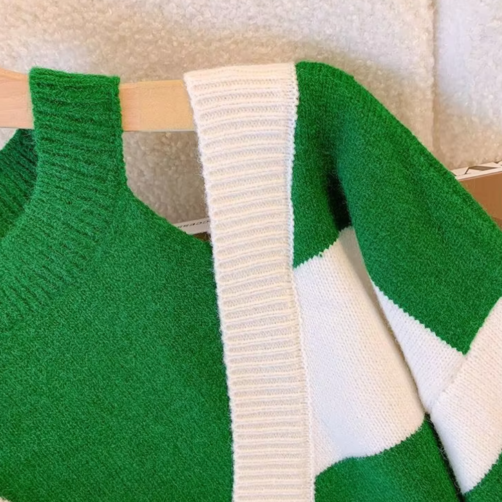 Portia - Eleganter Pullover mit kalten Schultern für Frauen