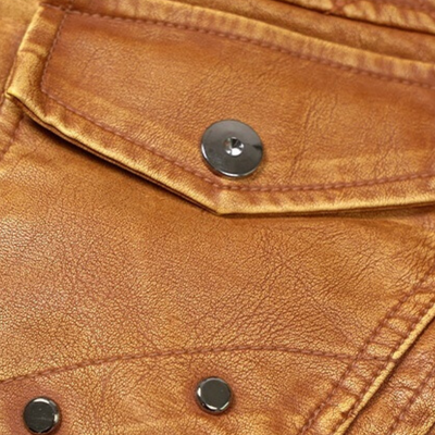 Kyriakos - Elegante Herren Lederjacke mit trendiger Kapuze