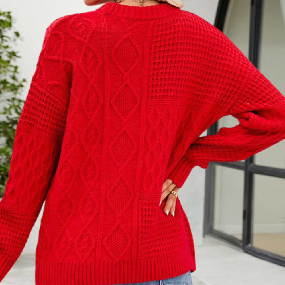 Melisande - Langärmeliger Damenpullover für einen lässigen Look