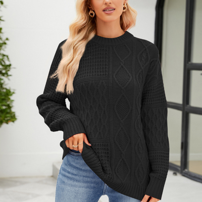 Melisande - Langärmeliger Damenpullover für einen lässigen Look