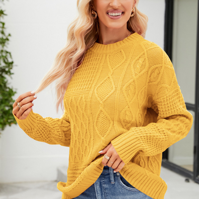 Melisande - Langärmeliger Damenpullover für einen lässigen Look
