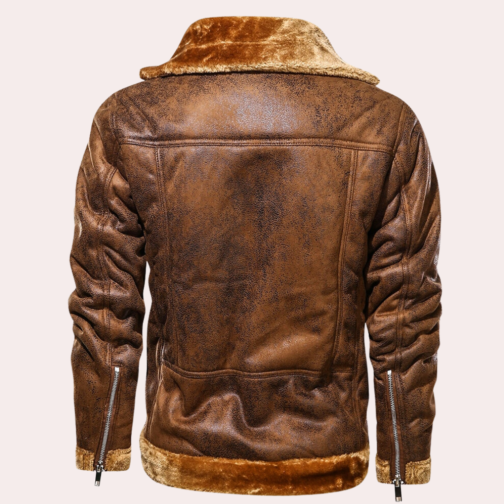 Stilvolle klassische Herren-Winterjacke von Drugi