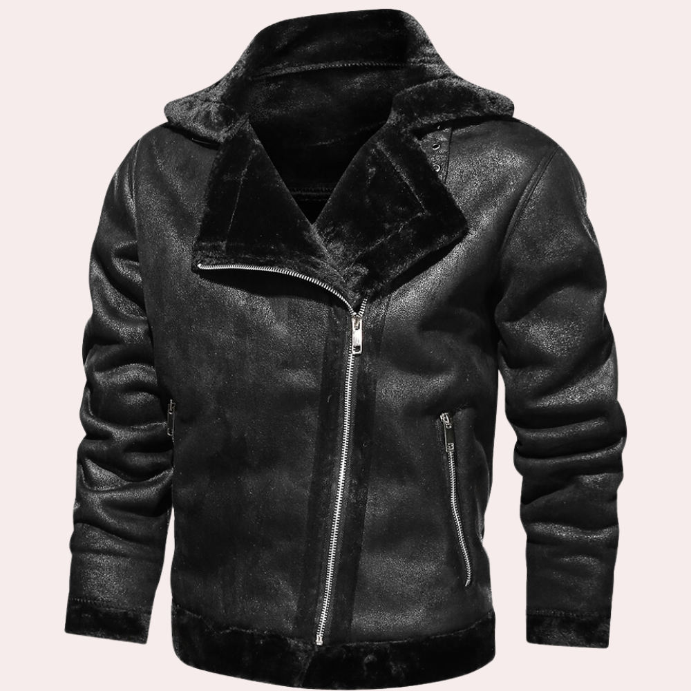 Stilvolle klassische Herren-Winterjacke von Drugi