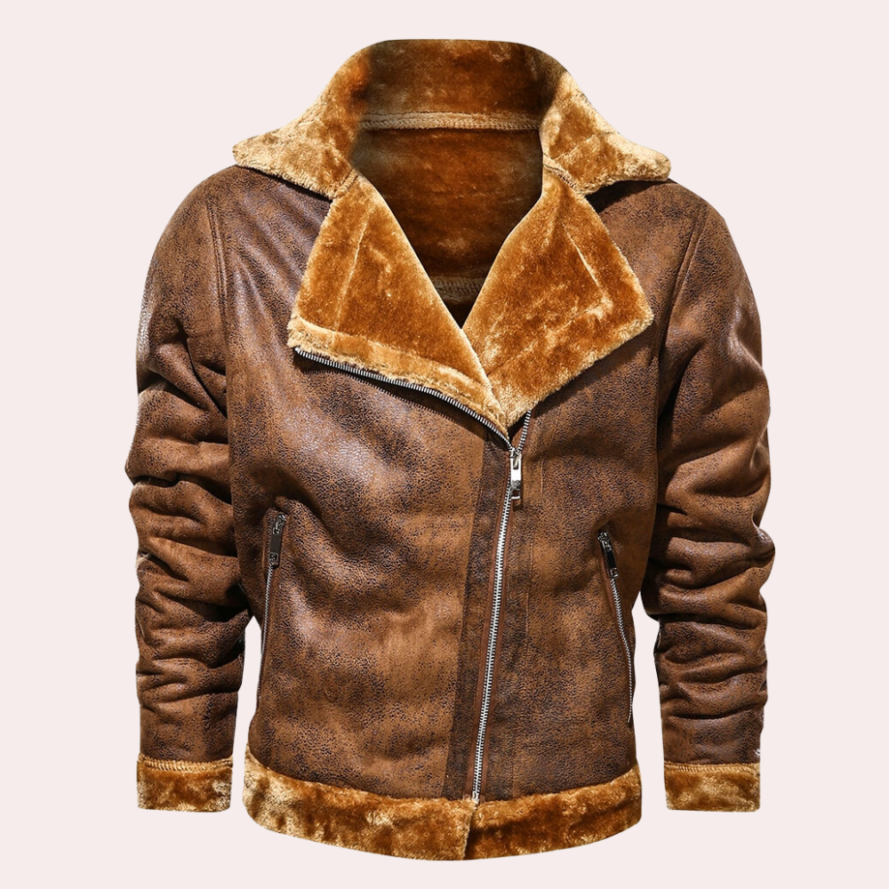 Stilvolle klassische Herren-Winterjacke von Drugi