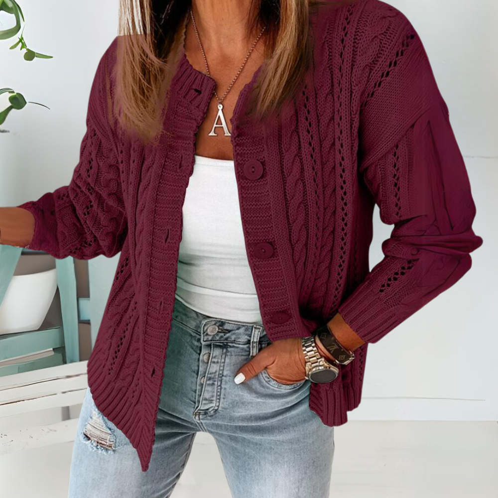 Luxuriöses, bequemes Strickjäckchen für Damen - Margherita