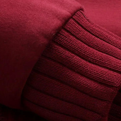 Kari - Eleganter Herrenplüschmantel mit praktischer Kapuze