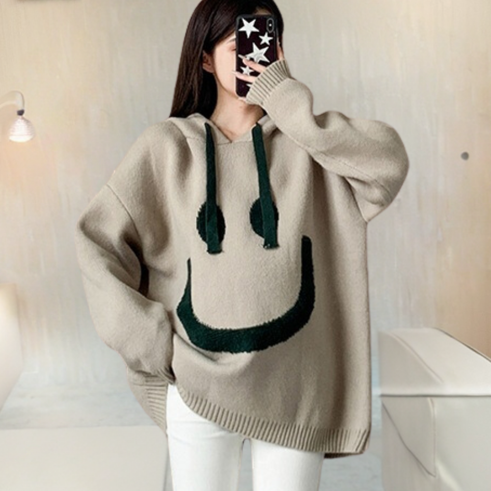 Mariska - Warmer Damen-Kapuzenpullover aus Strick für optimalen Komfort