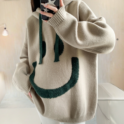 Mariska - Warmer Damen-Kapuzenpullover aus Strick für optimalen Komfort
