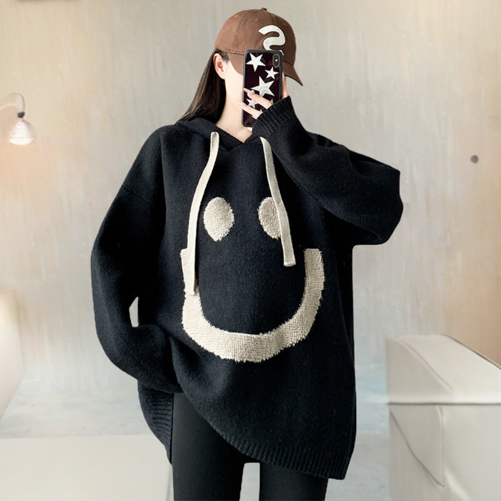 Mariska - Warmer Damen-Kapuzenpullover aus Strick für optimalen Komfort