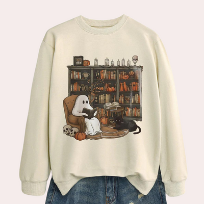 Mirela - Gespenstischer Halloween-Pullover für Frauen