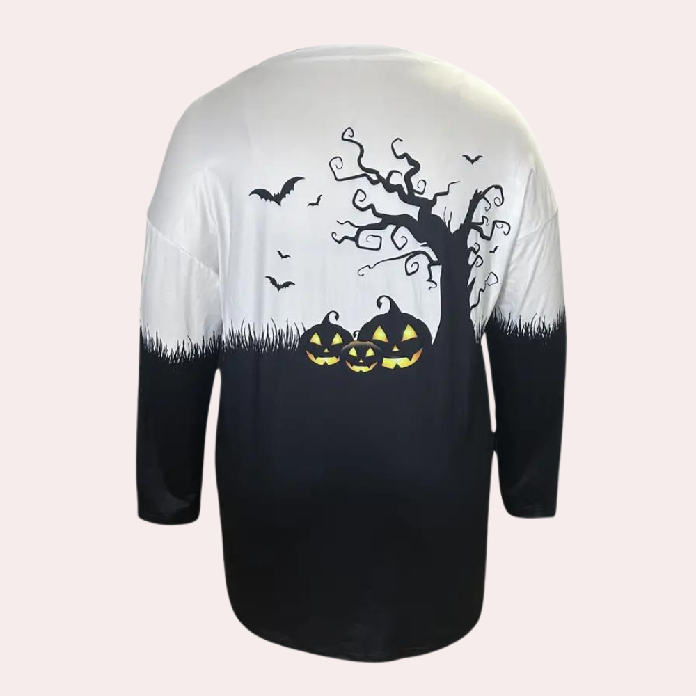 Nikolett - Kuscheliger Halloween-Pullover für Frauen