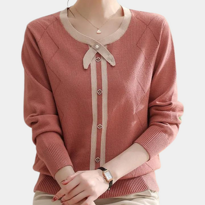 Malina - Eleganter zeitloser Damenpullover mit einem Hauch von Raffinesse