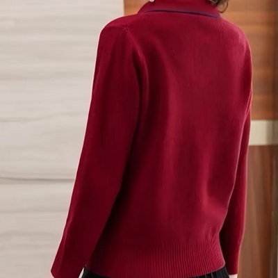 Liviya - Schicker Damen-Rollkragenpullover mit elegantem Kragen