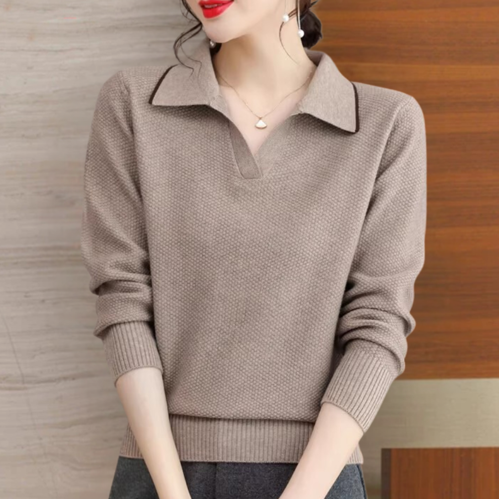 Liviya - Schicker Damen-Rollkragenpullover mit elegantem Kragen