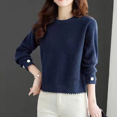 Peninah - Eleganter Damen-Rundhals-Pullover