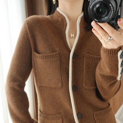 Elegante und bequeme Damen-Strickjacke von Mahaut