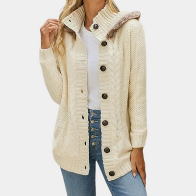 NAYLANI - Stylische Damenweste mit Kapuze für einen schicken Look
