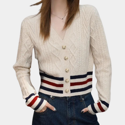 LUA - Stilvolle Damenstrickjacke für einen eleganten Look