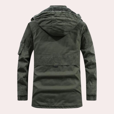 Aaron - Trendige Winterjacke mit Kapuze für den modernen Mann