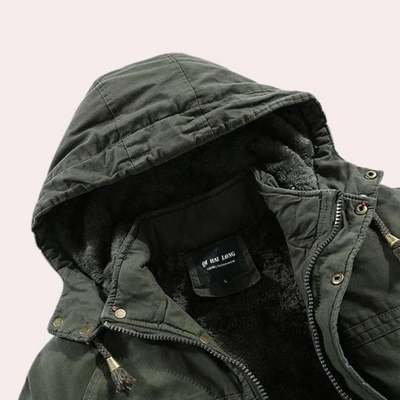 Aaron - Trendige Winterjacke mit Kapuze für den modernen Mann