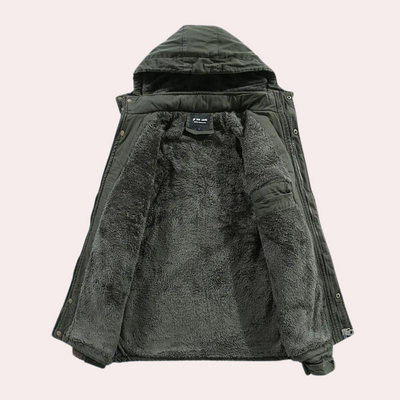 Aaron - Trendige Winterjacke mit Kapuze für den modernen Mann