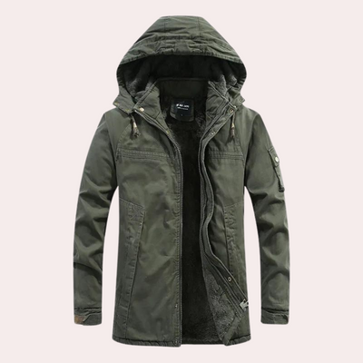 Aaron - Trendige Winterjacke mit Kapuze für den modernen Mann