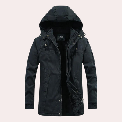 Aaron - Trendige Winterjacke mit Kapuze für den modernen Mann